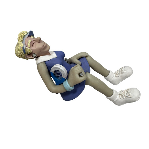 Diana Manning Family of Friends Lady Tennis Player Shelf Sitters Limited Edition - Picture 4 of 9